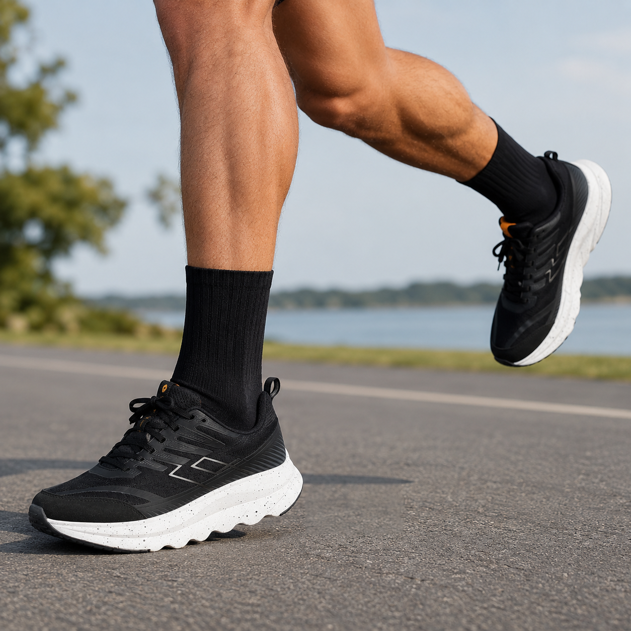 LOTTO RUNNING RUN 60 AMF BLACK/TITAN/GOLD