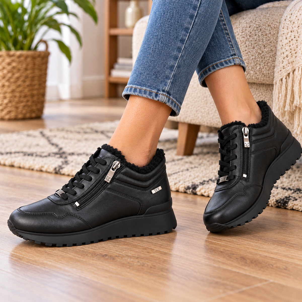 CAPRICE 26201 SCARPONCINO BLACK NAPPA