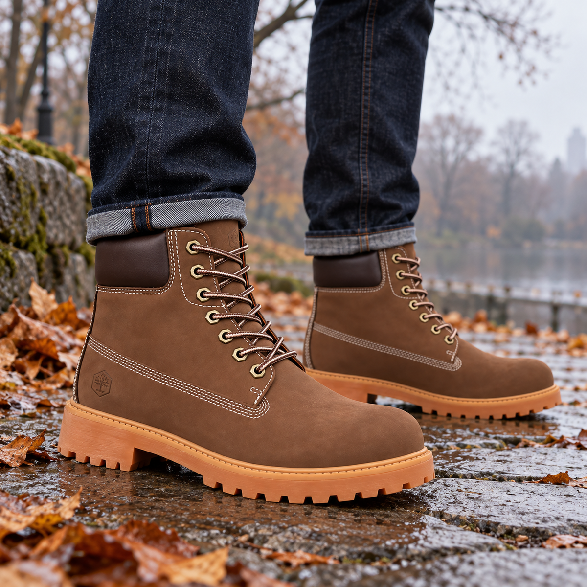 LUMBERJACK 022 ANKLE BOOT ANTELOPE