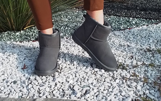Stivaletto modello UGG donna,ART.GS474,COLORE GRIGIO.