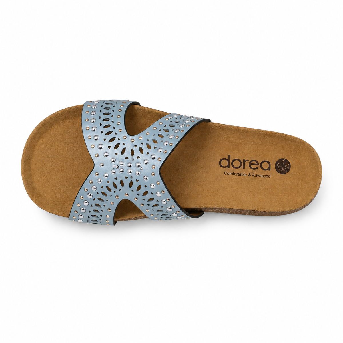 DOREA 518 ZEPPA AZZURRA su sfondo bianco