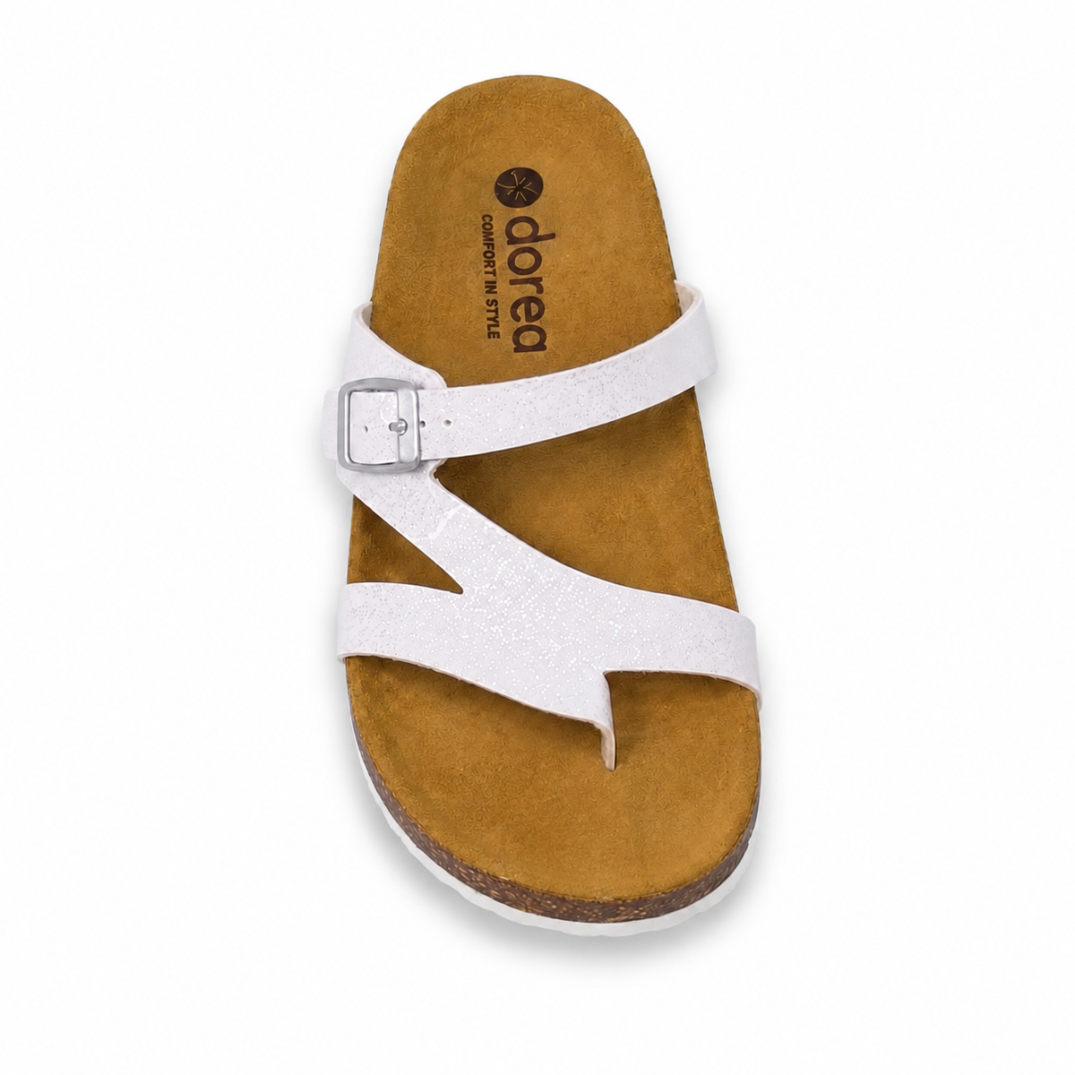 DOREA 322 INFRALLUCE GLITTER BIANCO su sfondo bianco