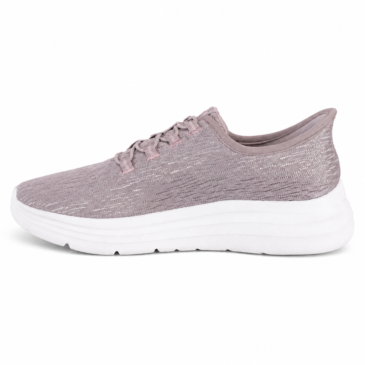 LOTTO RUNNING SLIP&GO BARK PINK ART. 223479 su sfondo bianco