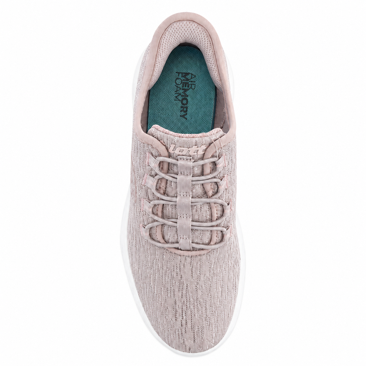 LOTTO RUNNING SLIP&GO BARK PINK ART. 223479 su sfondo bianco