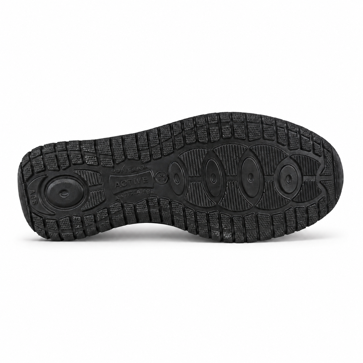 GRISPORT 43644 SENZA LACCI NERO TOUCH su sfondo bianco