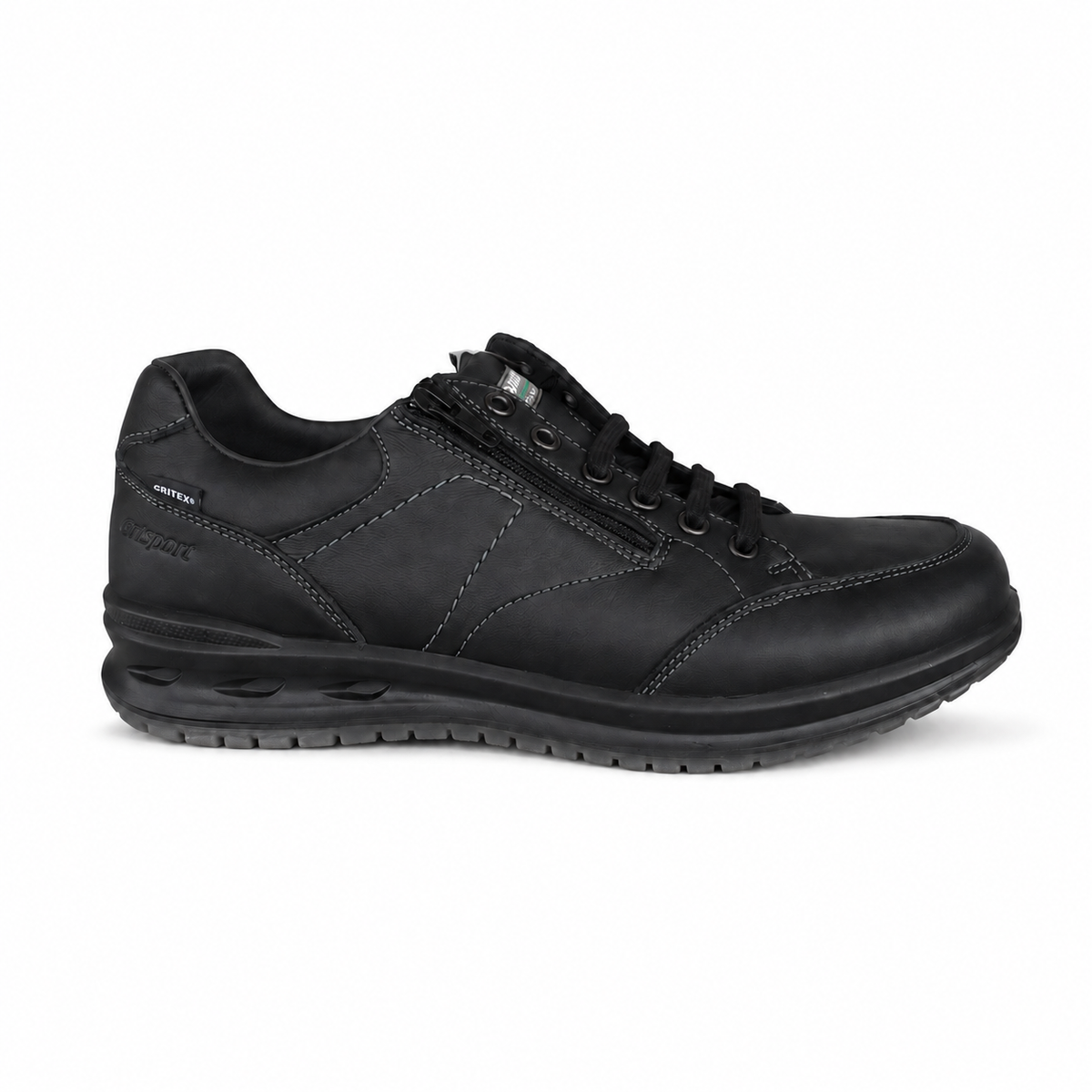 GRISPORT 43069 LACCI/ZIP NERO TOUCH su sfondo bianco