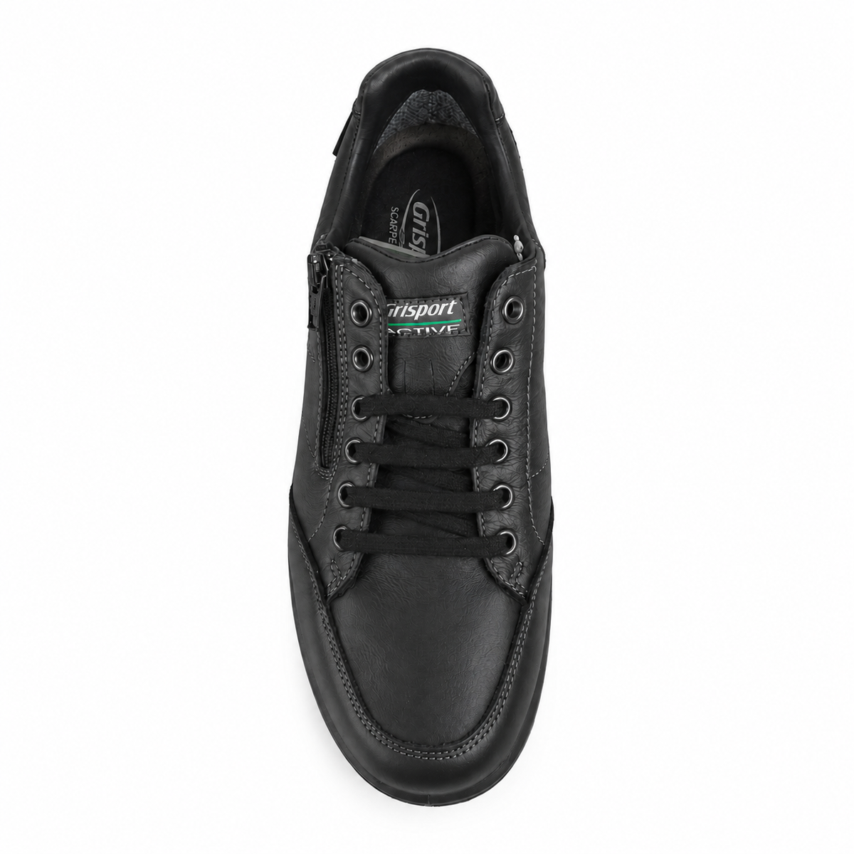 GRISPORT 43069 LACCI/ZIP NERO TOUCH su sfondo bianco