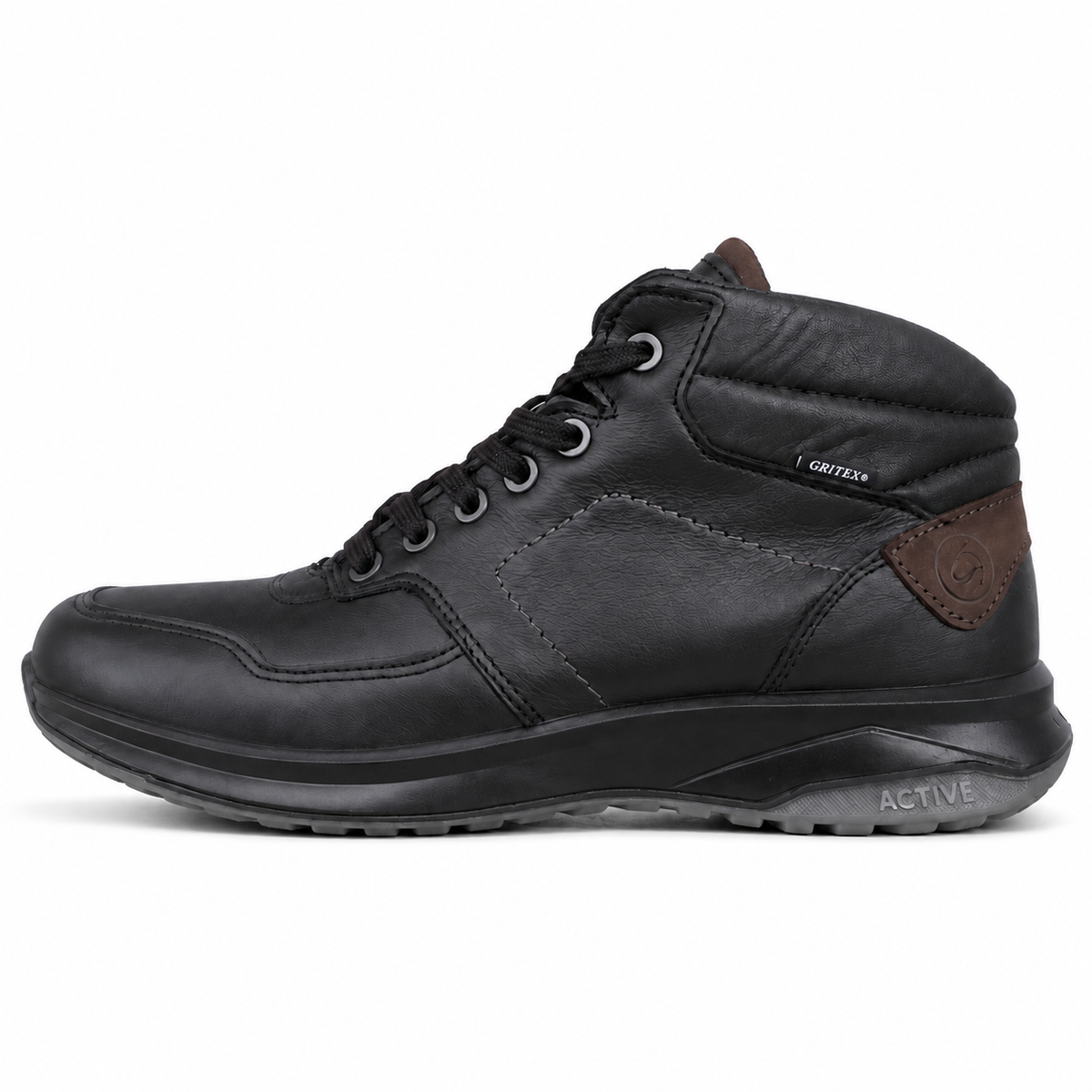GRISPORT 44113 SCARPONCINO NERO AVON su sfondo bianco