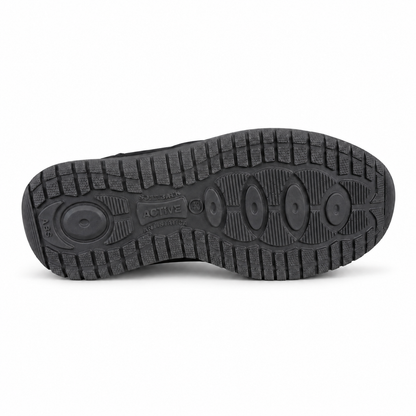 GRISPORT 44113 SCARPONCINO NERO AVON su sfondo bianco
