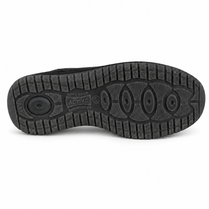 GRISPORT 43069 LACCI/ZIP NERO TOUCH su sfondo bianco