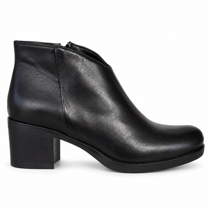 LUX 5440 STIVALETTO PELLE NERO
