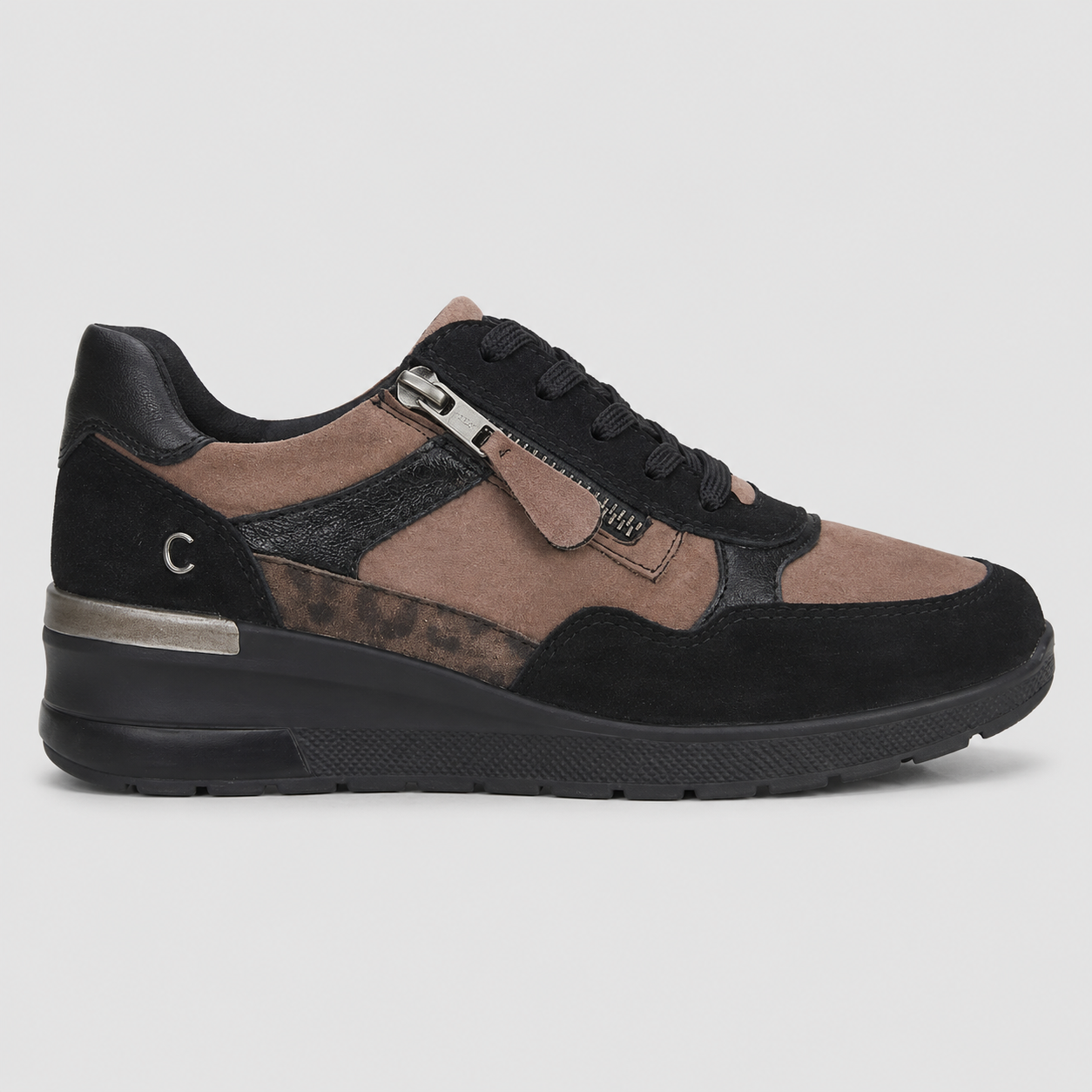 CINZIA SOFT SNEAKER IV424481 BLACK/T. DI MORO