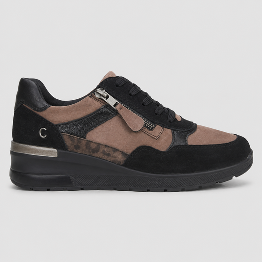 CINZIA SOFT SNEAKER IV424481 BLACK/T. DI MORO