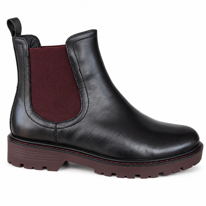 SHOOTERS S22761 STIVALETTO BLACK-BORDO'