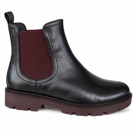 SHOOTERS S22761 STIVALETTO BLACK-BORDO'