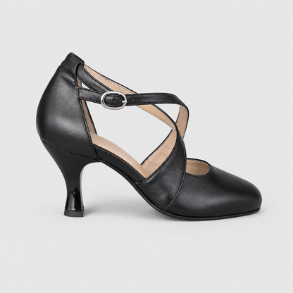 SCARPA DA BALLO ART. 100B NAPPA NERA