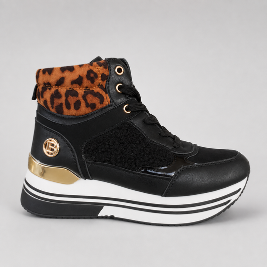 LAURA BIAGIOTTI SNEAKER ALTA 9256 BLACK