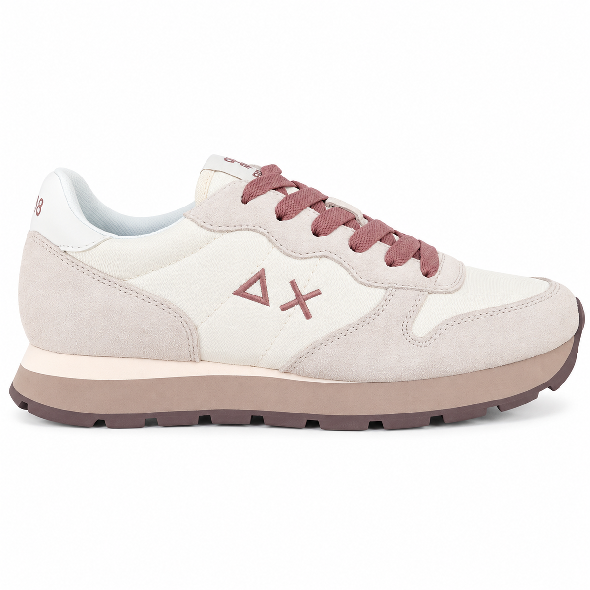 SUN68 ALLY SNEAKER BIANCO PANNA
