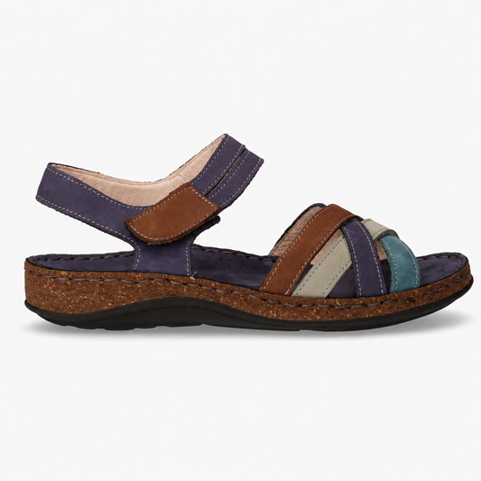SANDALO TEXX SPORTIVO BLU MULTICOLOR