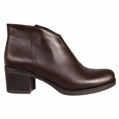 LUX 5440 STIVALETTO PELLE CIOCCOLATO