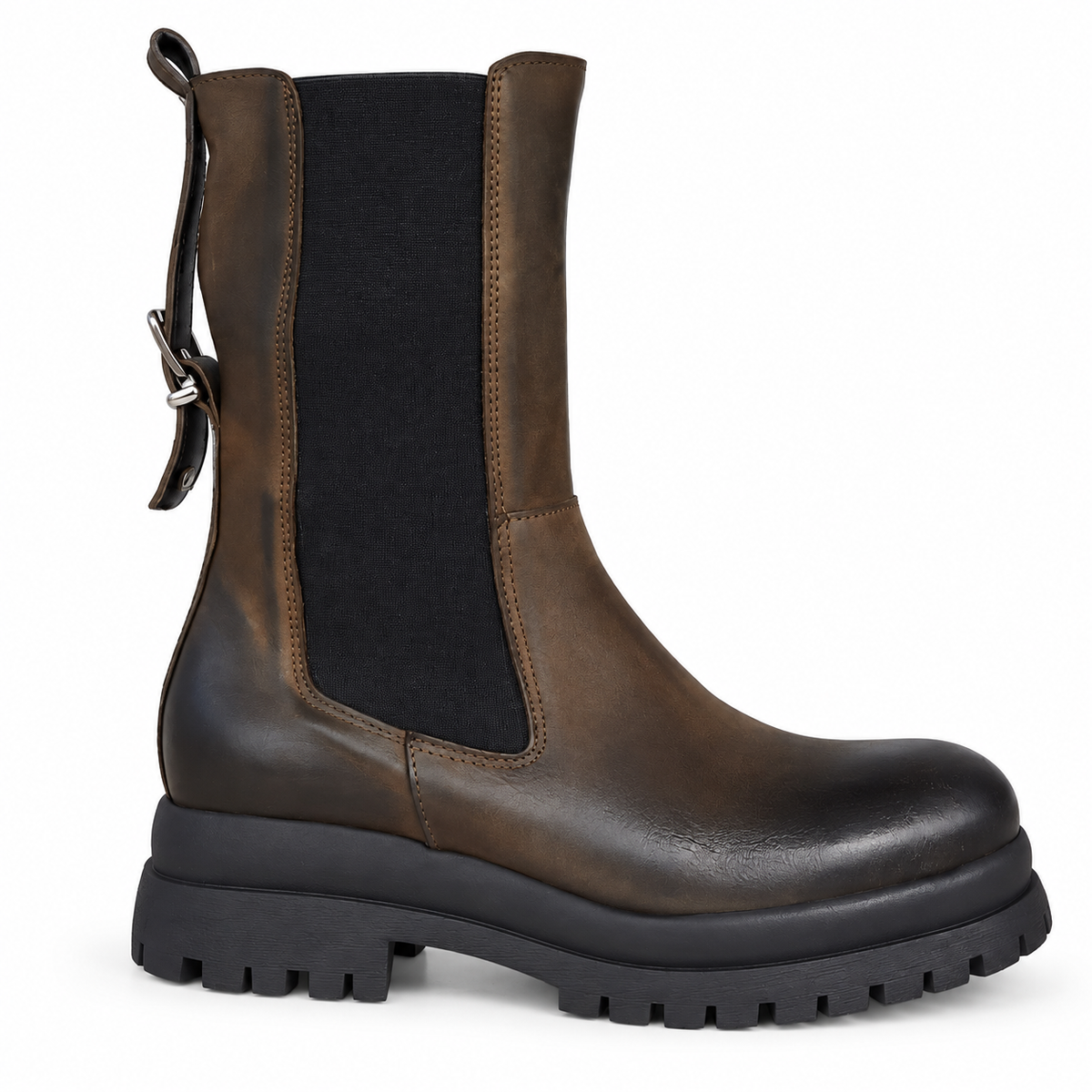 LE TRE VENEZIE 6779 STIVALETTO NABUK SPAZZOLATO FORESTA