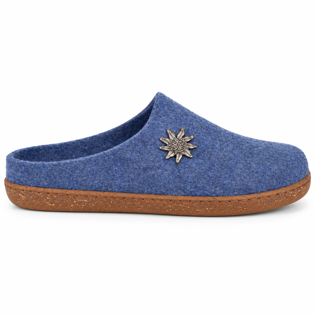 LE TIROLESI 453 CIABATTA IN LANA COTTA DENIM