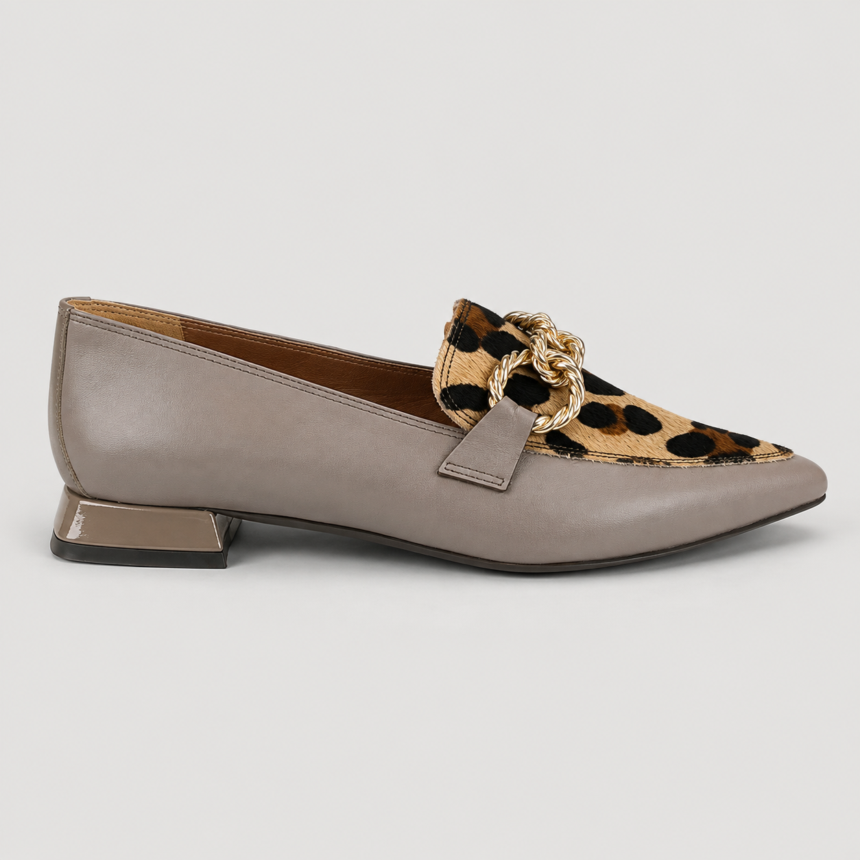 MAD MIND MOCASSINO 1564 NAPPA/LEO TAUPE