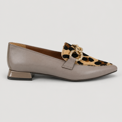 MAD MIND MOCASSINO 1564 NAPPA/LEO TAUPE