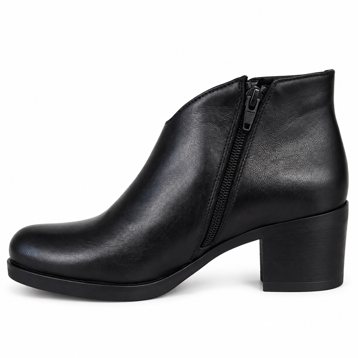LUX 5440 STIVALETTO PELLE NERO