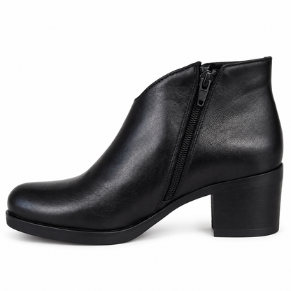 LUX 5440 STIVALETTO PELLE NERO