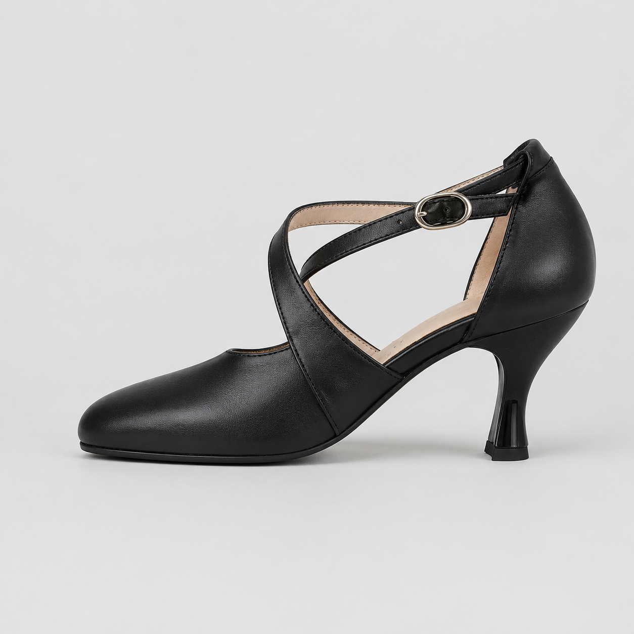 SCARPA DA BALLO ART. 100B NAPPA NERA