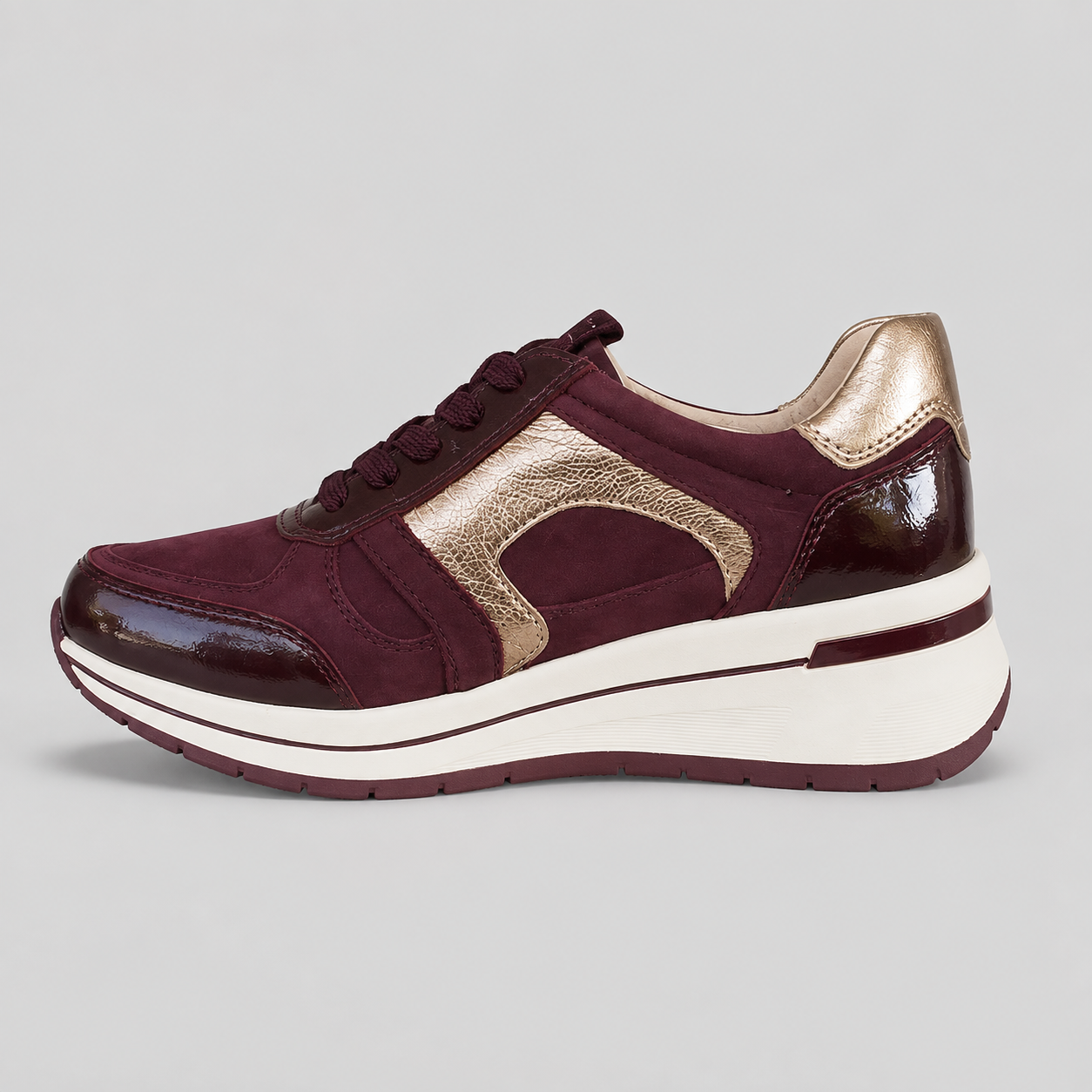 CAPRICE SNEAKER 23300 BORDEAUX COMBO