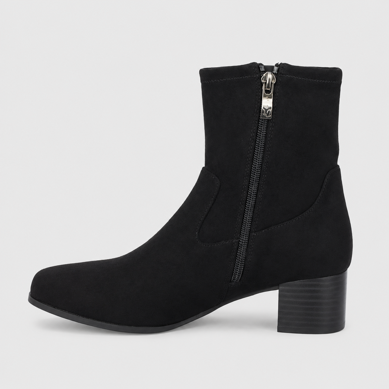 CAPRICE STIVALETTO 25316 BLACK STRETCH