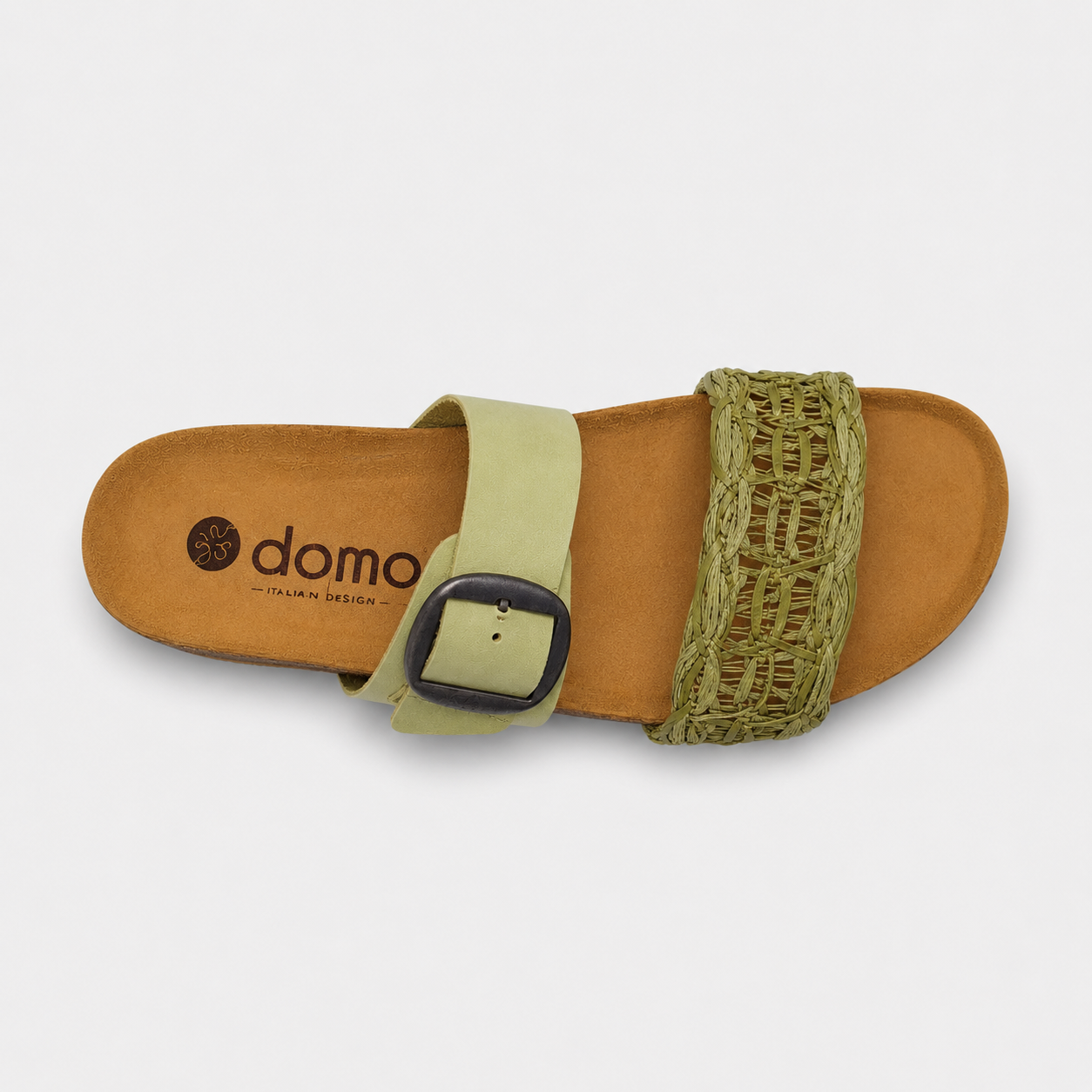 DOREA PELLE VERDE MACRAMÈ