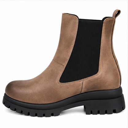 LE TRE VENEZIE 6585 STIVALETTO NABUK SPAZZOLATO TAUPE