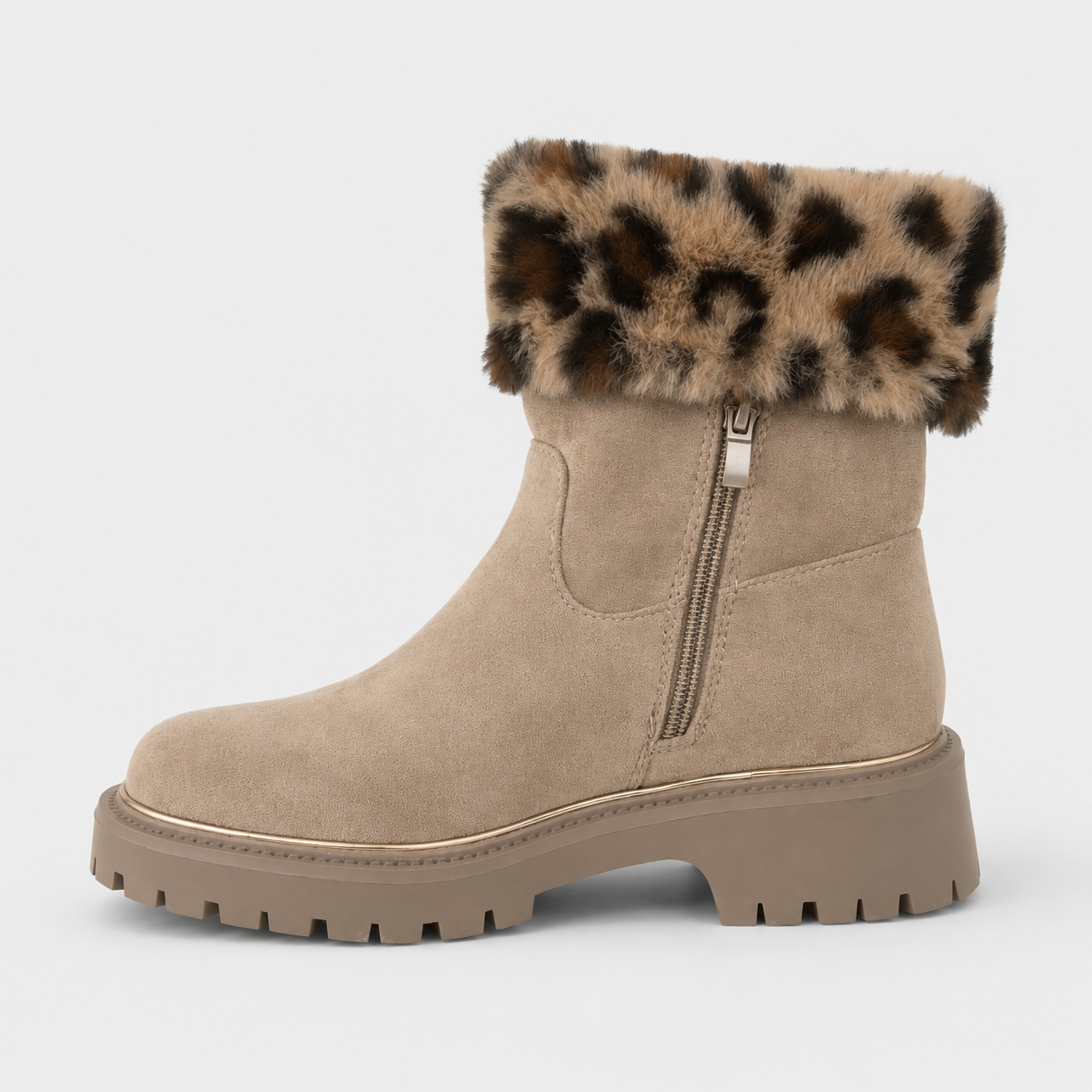 CAFFE' NERO STIVALETTO 1391 ALCANTARA TAUPE