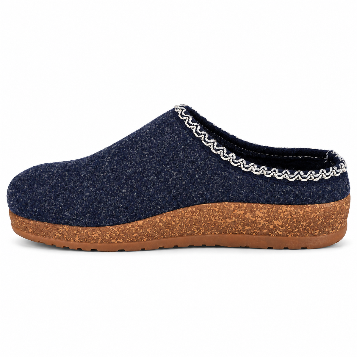 STELLA 404 CIABATTA IN LANA COTTA BLU