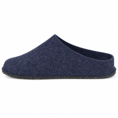 LE TIROLESI 100 CIABATTA IN LANA COTTA BLU
