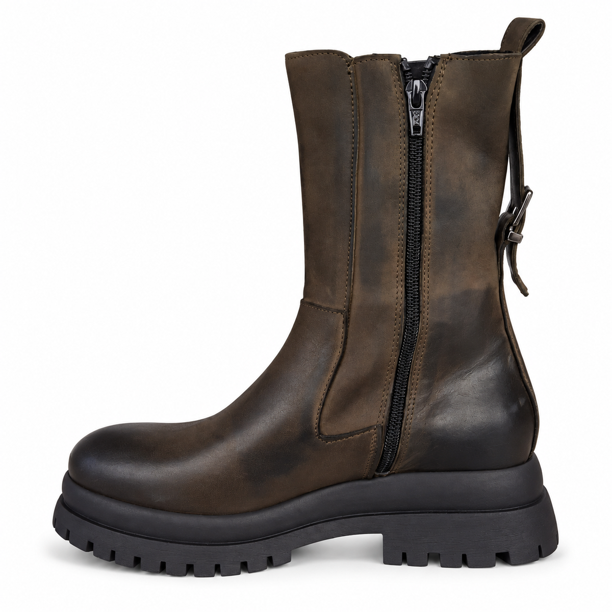 LE TRE VENEZIE 6779 STIVALETTO NABUK SPAZZOLATO FORESTA