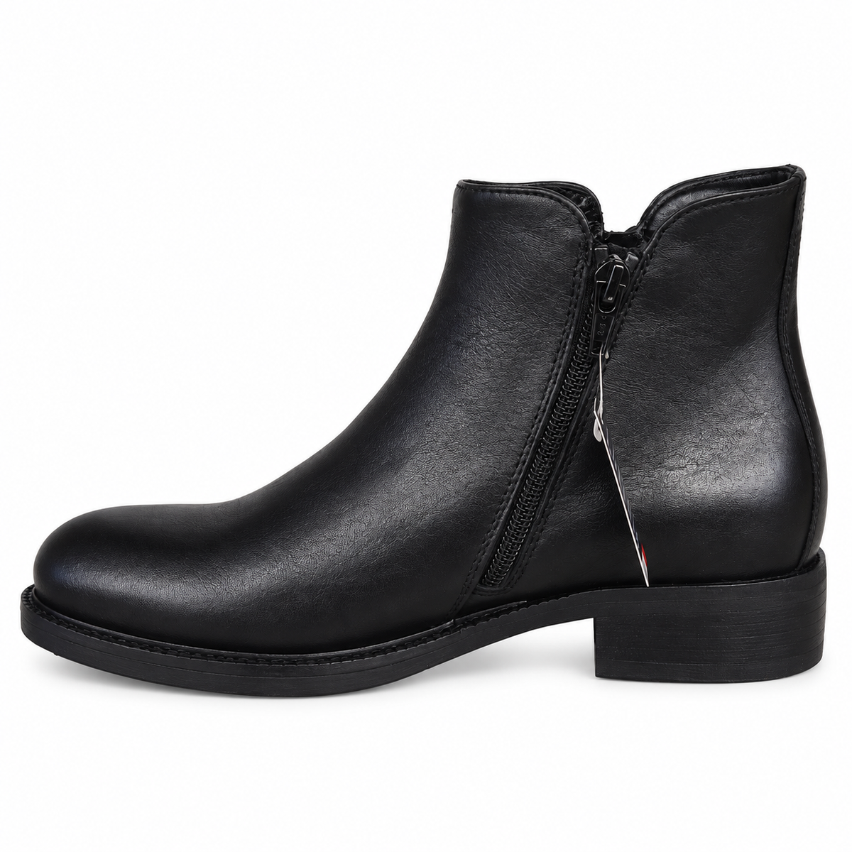 LUX 3052 STIVALETTO PELLE NERO