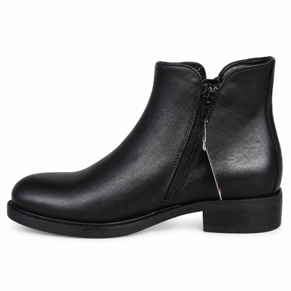 LUX 3052 STIVALETTO PELLE NERO