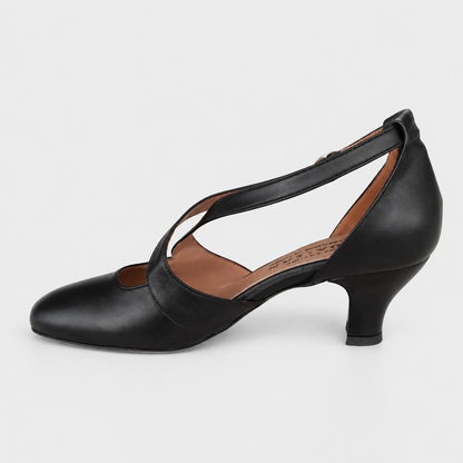 SCARPA DA BALLO ART. 100 NAPPA NERA