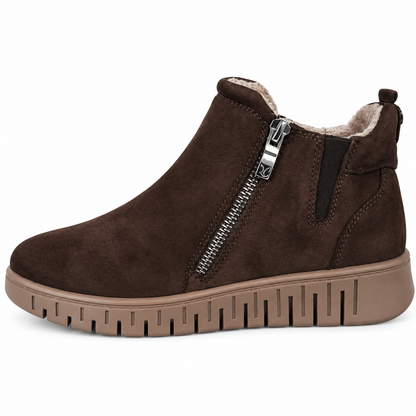 CAPRICE 25416 STIVALETTO DK BROWN SUEDE