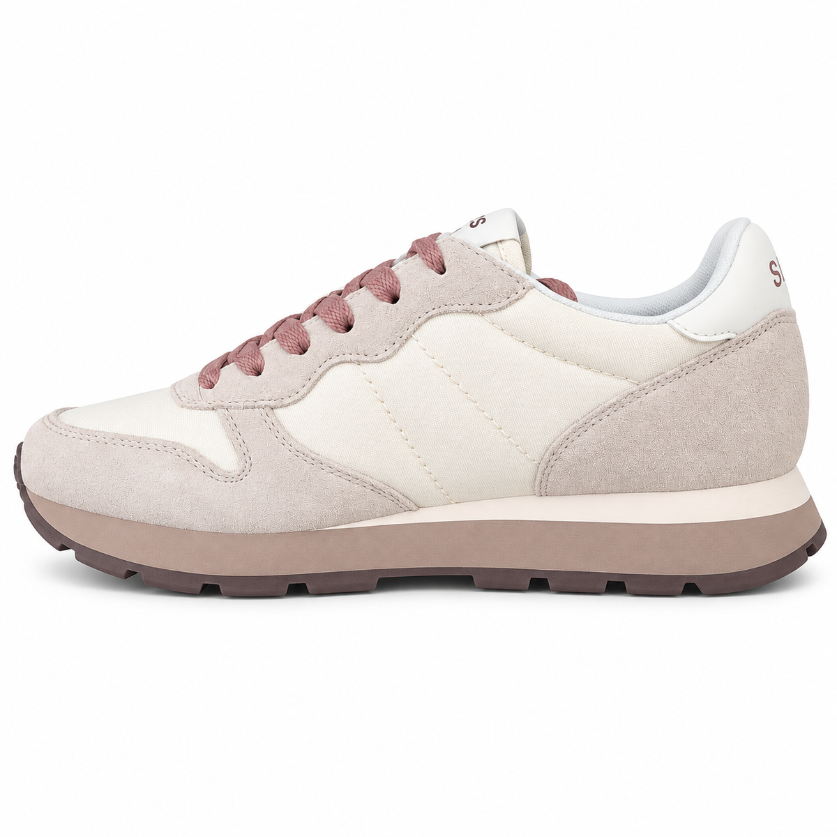 SUN68 ALLY SNEAKER BIANCO PANNA