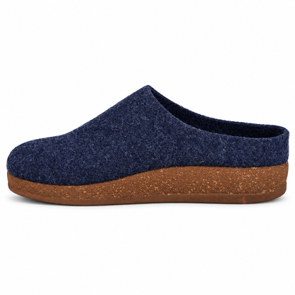STELLA 461 CIABATTA IN LANA COTTA BLU