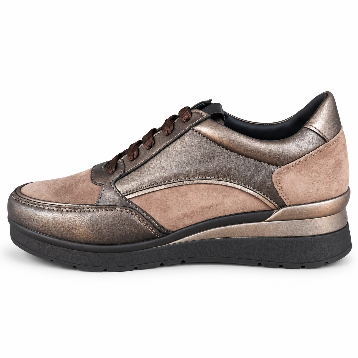 STONEFLY 224277 SNEAKER ZIP TAUPE-GRIGIO