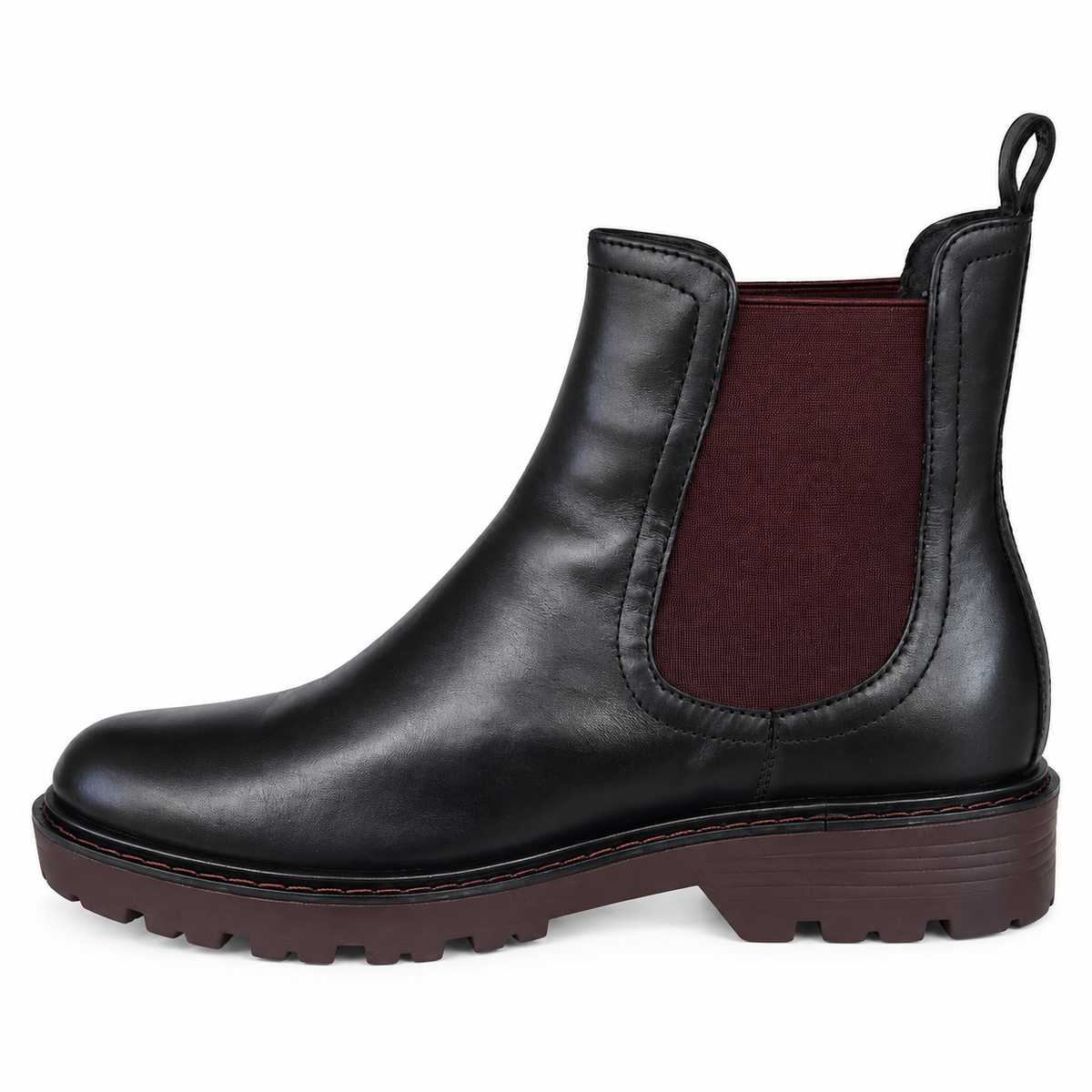 SHOOTERS S22761 STIVALETTO BLACK-BORDO'