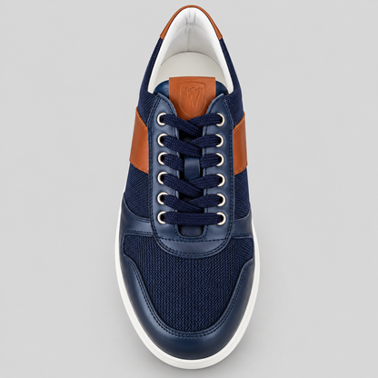 WORLAND ACHILLE BLU/CUOIO