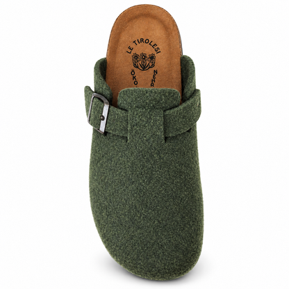 LE TIROLESI 375 IN LANA COTTA VERDE MUSCHIO
