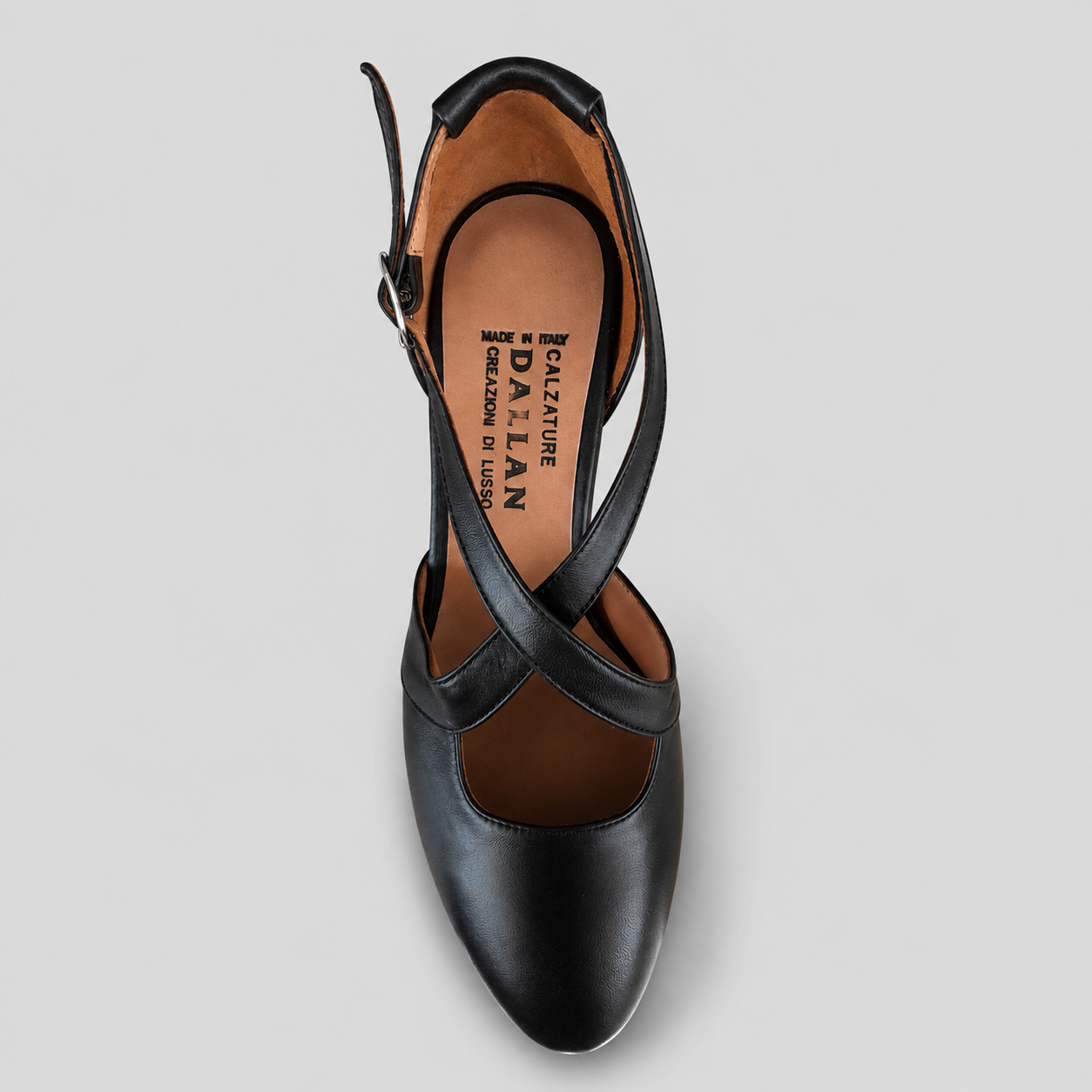 SCARPA DA BALLO ART. 100 NAPPA NERA